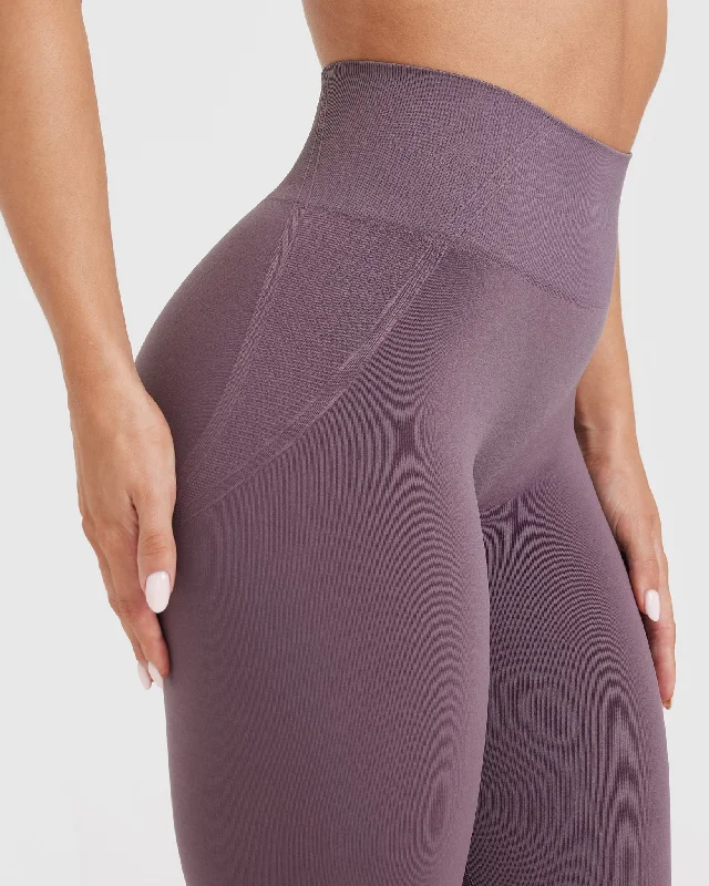 Effortless Seamless Leggings | Vintage Purple