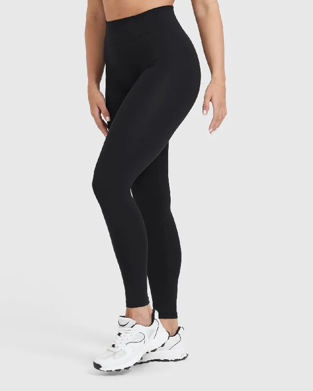 Timeless High Waisted Leggings | Black