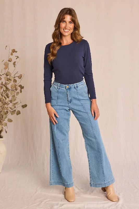 Adrift Denim Wide Leg Jeans