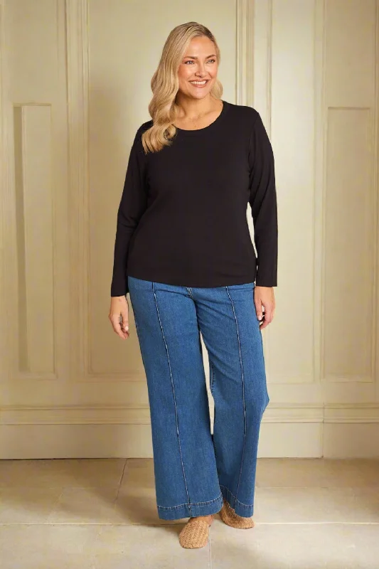 Adrift Denim Wide Leg Jeans