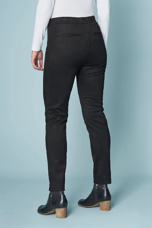 Pintuck Slim Leg Pant