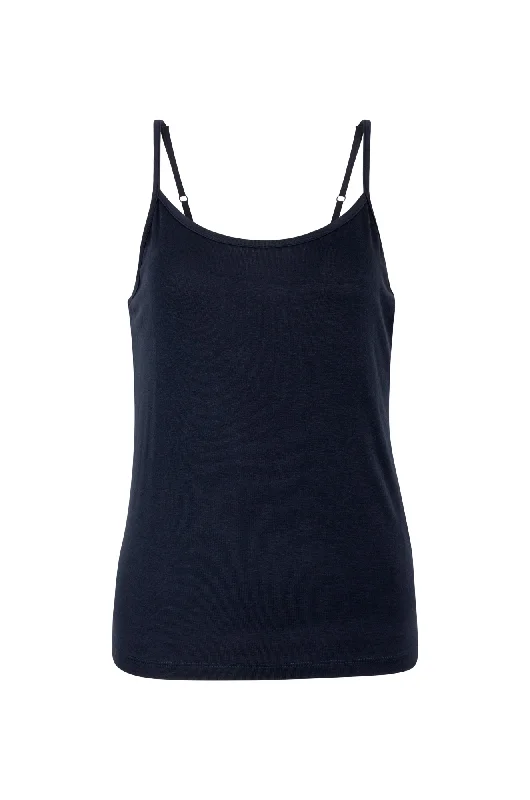 Basic Cami with adjustable straps | Navy | 7537WW