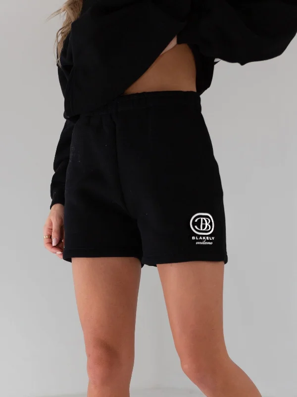 Milano Jogger Shorts - Black