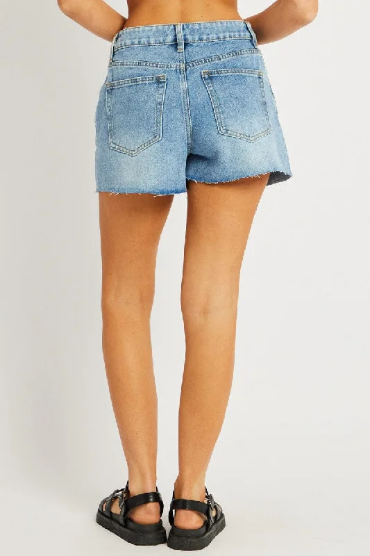 Denim Relaxed Short High Rise