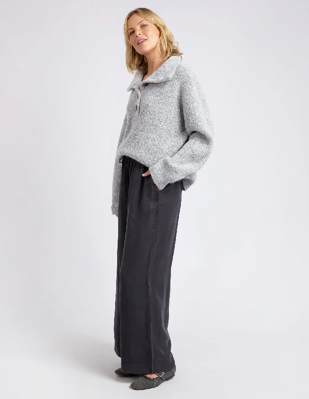 Elm Callie Wide Leg Pant Black