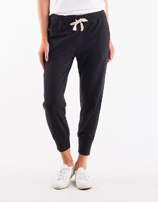 Elm Wash Out Lounge Pant Washed Black