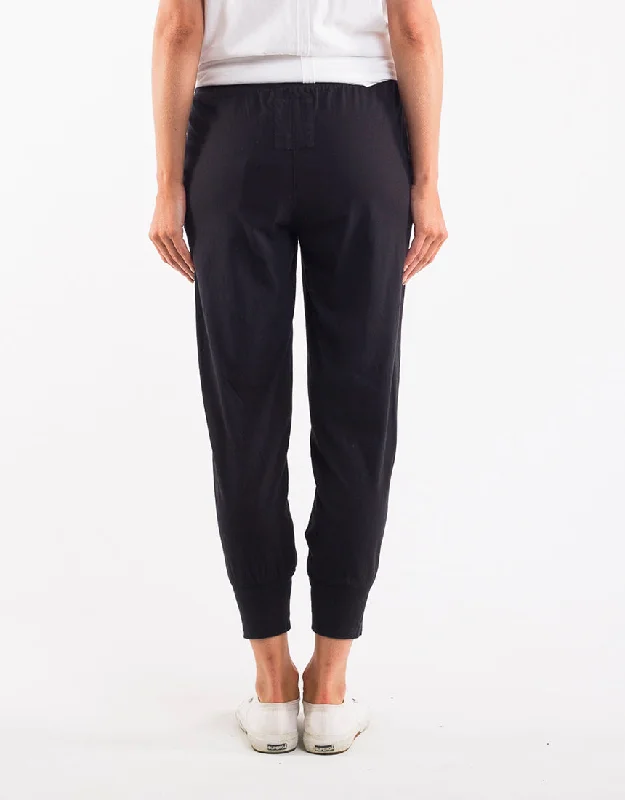 Elm Wash Out Lounge Pant Washed Black