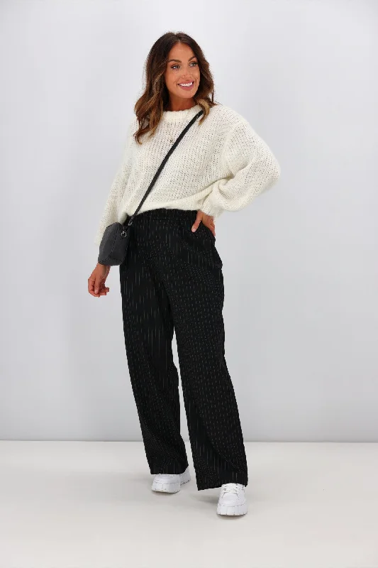 Jorge Riley Wide Leg Pant Black