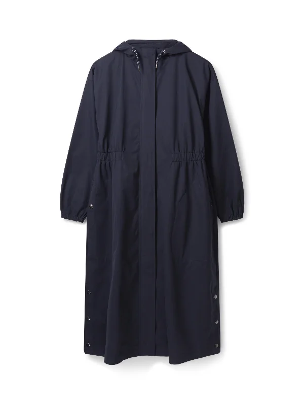 Kamila Organic Cotton Showerproof Jacket - Navy