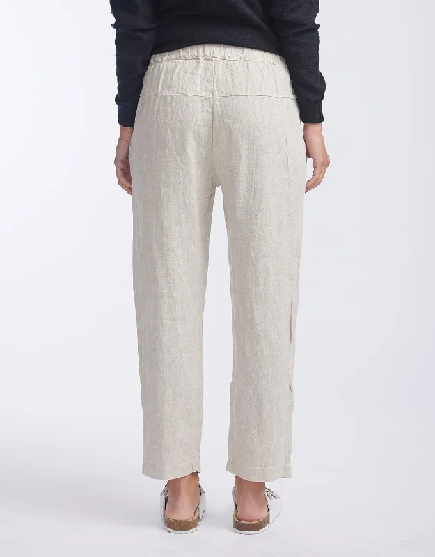 Luxe Linen Pants - Natural