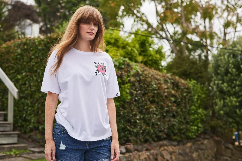 Rebel Club by Shine On Sideways Tee White