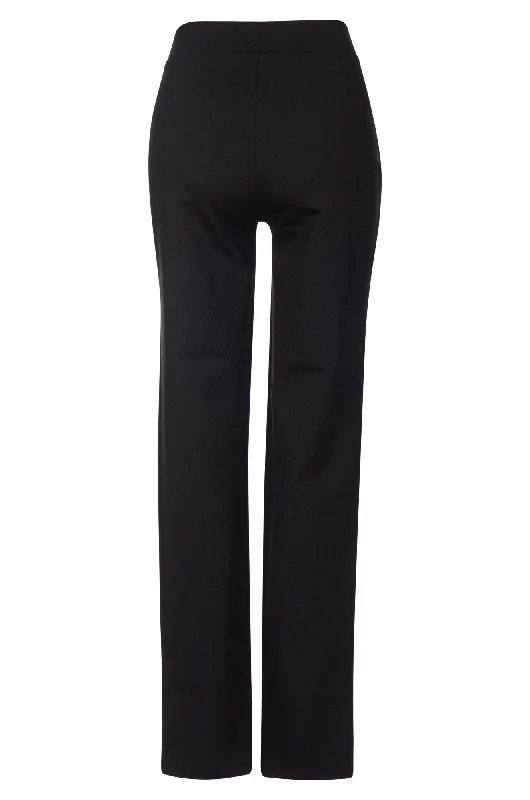 Pull on New Ponti Regular Pants | Black | 7764ZZ