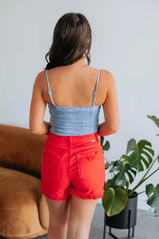 Rissa Denim Bodysuit