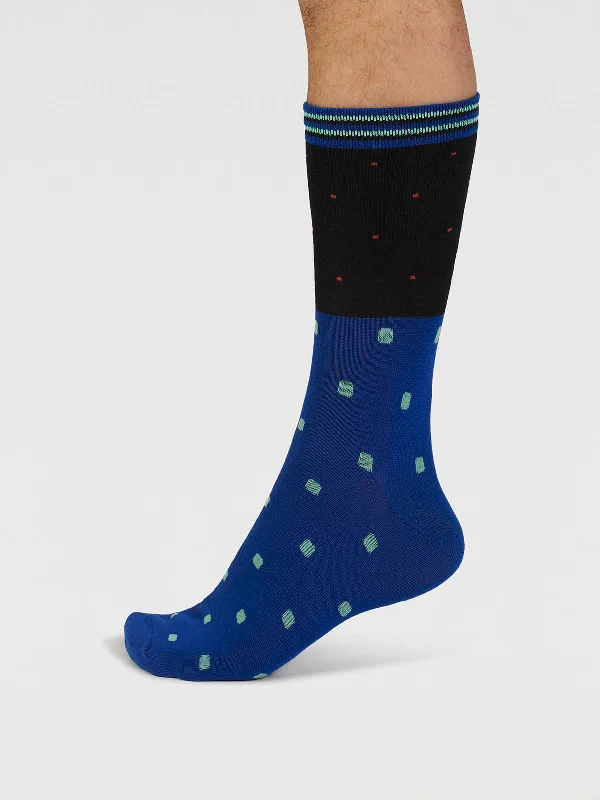 Rowan Spot Bamboo Socks - Black