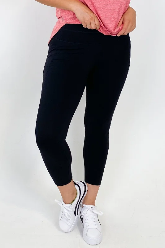 Skechers Go Walk High Waisted Legging 7/8 Bold Black