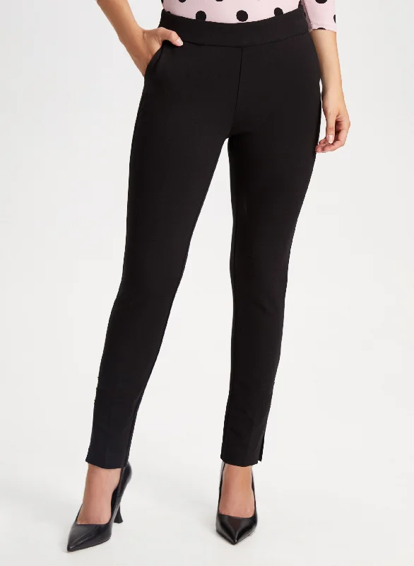 Slim Leg Pull-on Pants