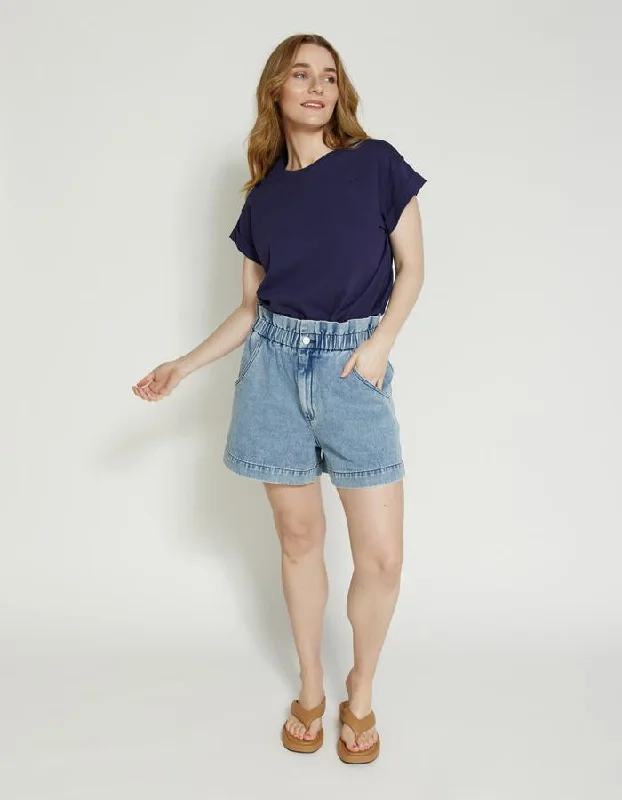 Stella + Gemma Dakota Denim Short Mid Blue