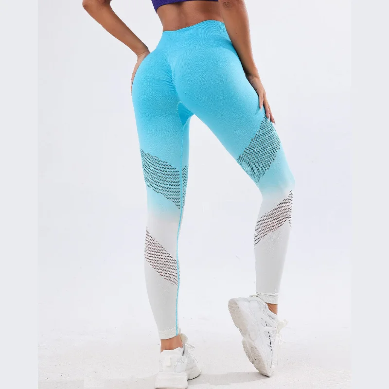 Seamless Sexy Leggings High Waist High Bounce Hip Compression Tights