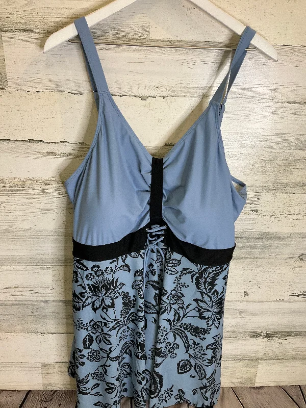 Athletic Tank Top By Clothes Mentor In Blue, Size: 4x