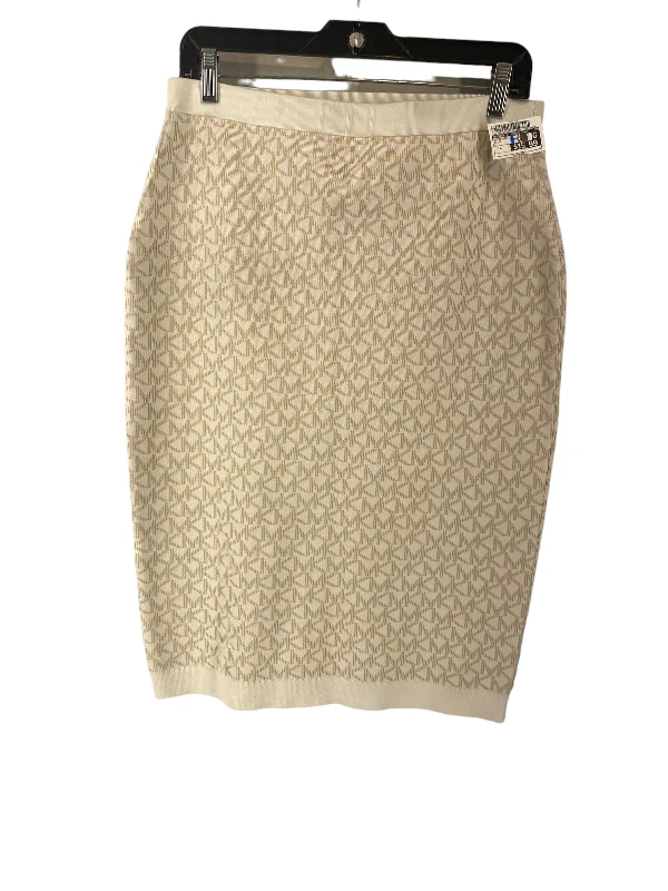 Beige Skirt Midi Michael By Michael Kors, Size L