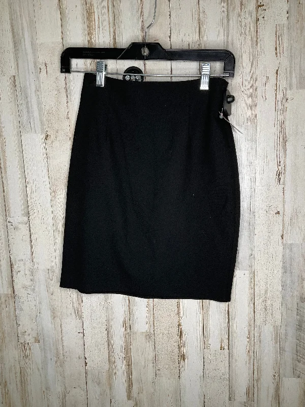 Black Skirt Midi Zara Basic, Size Xs