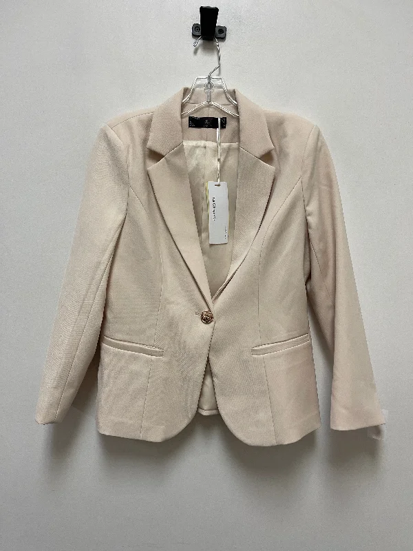 Blazer By Clothes Mentor In Cream, Size: Xl