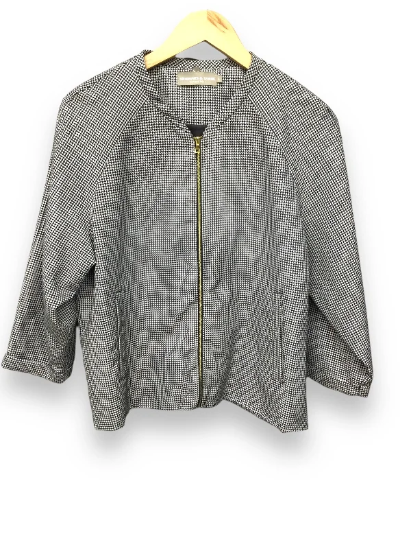 Blazer By Clothes Mentor In Herringbone, Size: Xl