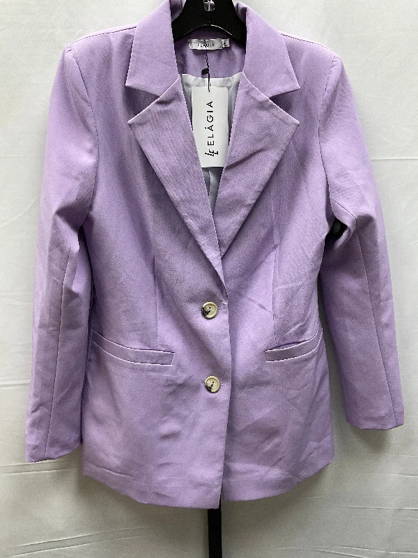 Blazer By Clothes Mentor In Purple, Size: M