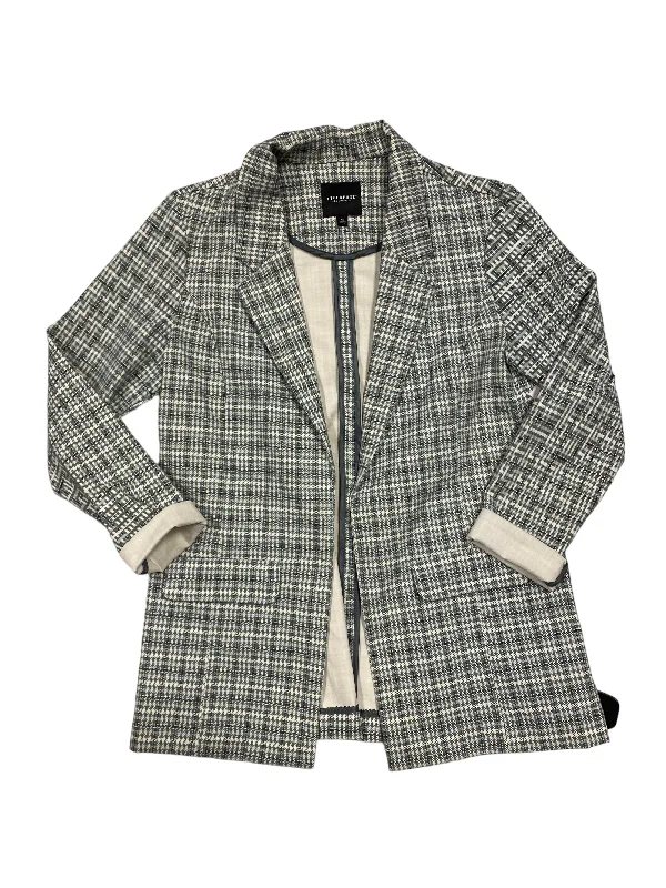 Blazer By Liverpool In Plaid Pattern, Size: M