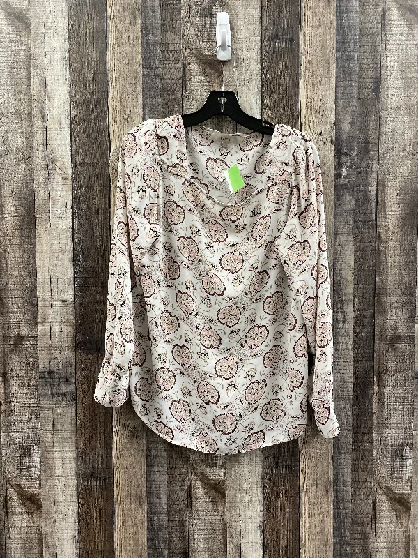 Blouse Long Sleeve By Loft  Size: M