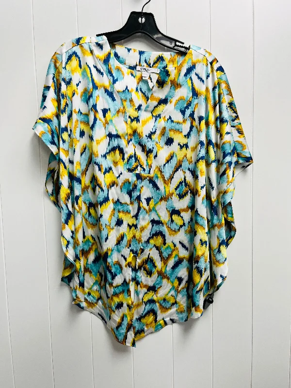 Blouse Short Sleeve By Chicos  Size: S