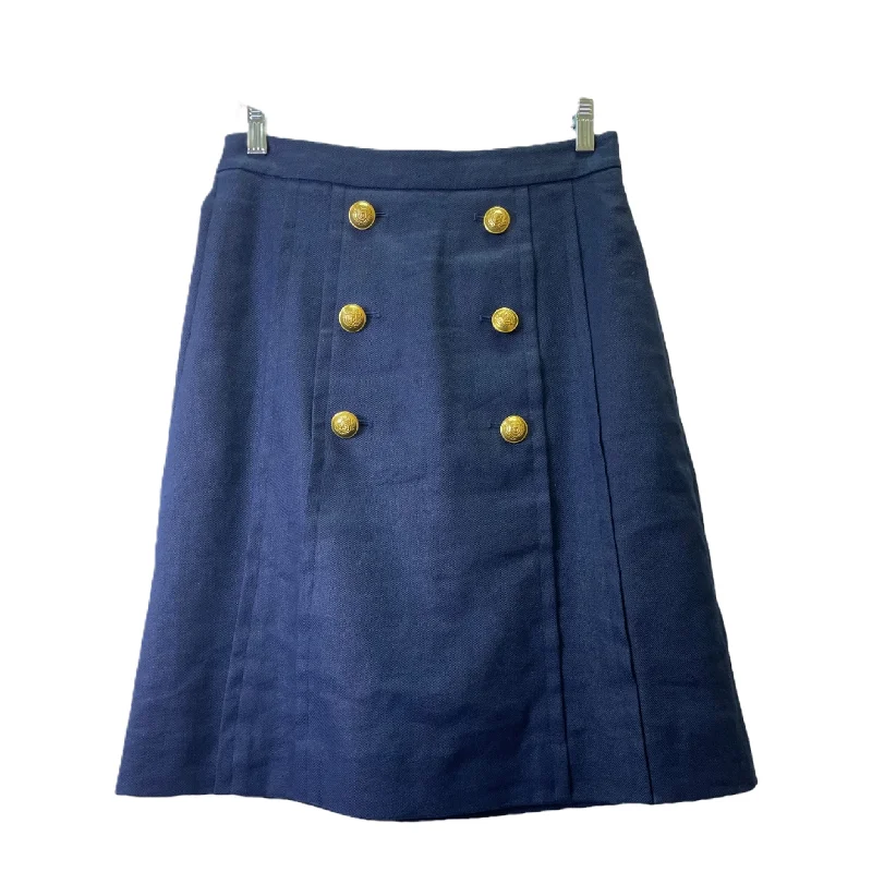 Blue Skirt Mini & Short By J. Crew, Size: 4