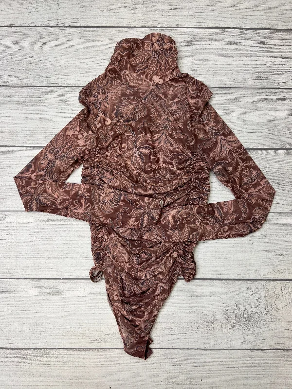 Bodysuit By Free People In Brown, Size: L