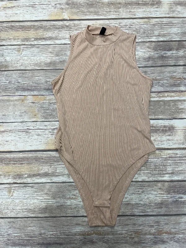 Brown Bodysuit Shein, Size Xl