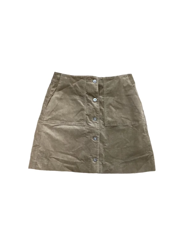 Brown Skirt Mini & Short Uniqlo, Size 6