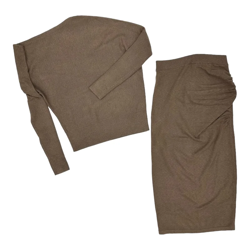 BROWN SKIRT SET 2PC by EXPRESS Size:M