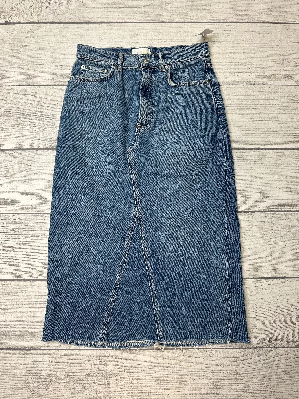 Denim Skirt Midi Rails, Size 2