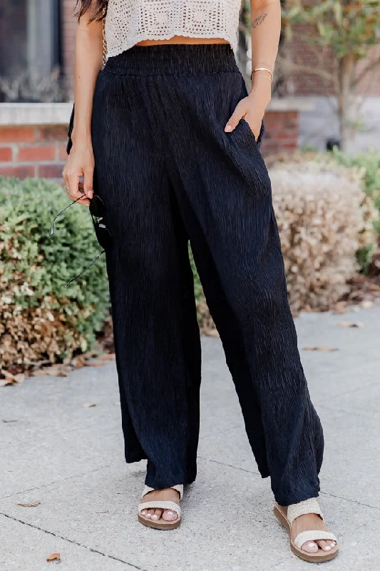 In A Daze Black Pleated Pants FINAL SALE