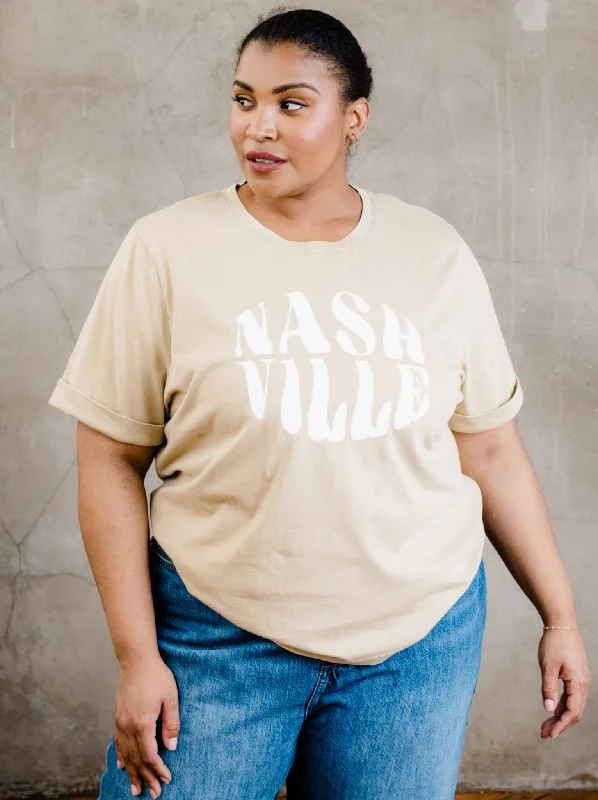 Nashville Graphic Tee - Brown Sugar