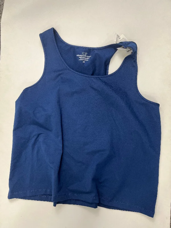 Navy Athletic Tank Top Vineyard Vines, Size 3x