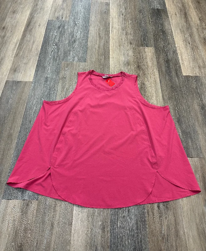 Pink Athletic Tank Top Athleta, Size 3x