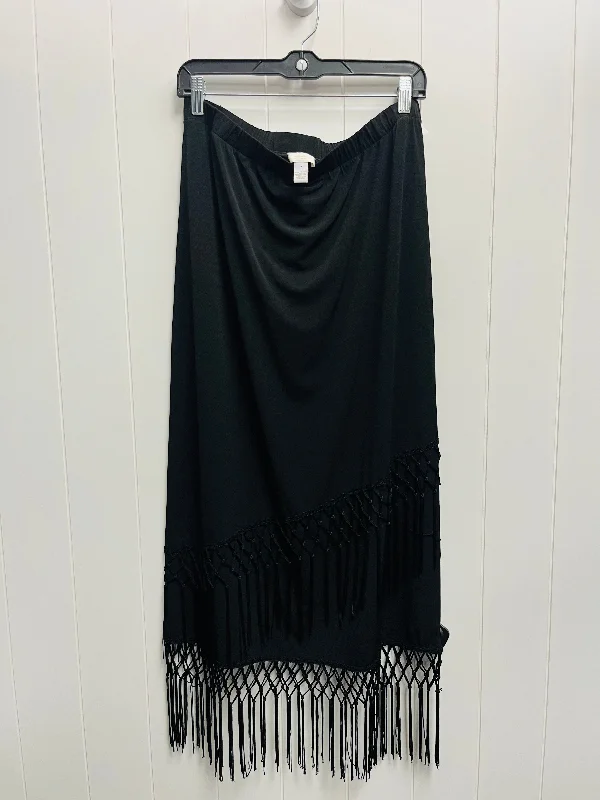 Skirt Maxi By Chicos In Black, Size: M