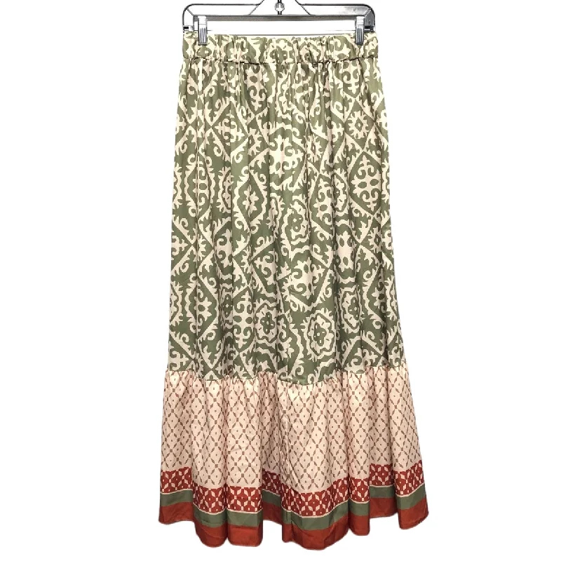 Skirt Maxi By Clothes Mentor In Green, Size: Xl