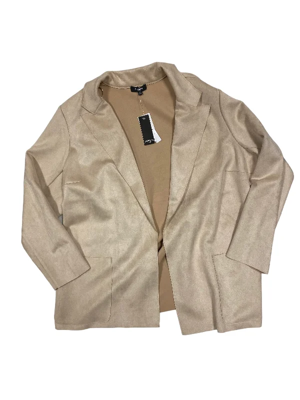 Tan Blazer Premise, Size 2x