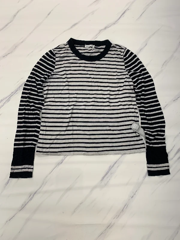 Top Long Sleeve By Rag And Bone In Striped Pattern, Size: M