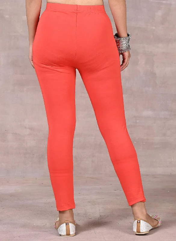 Bright Orange Plain Tight