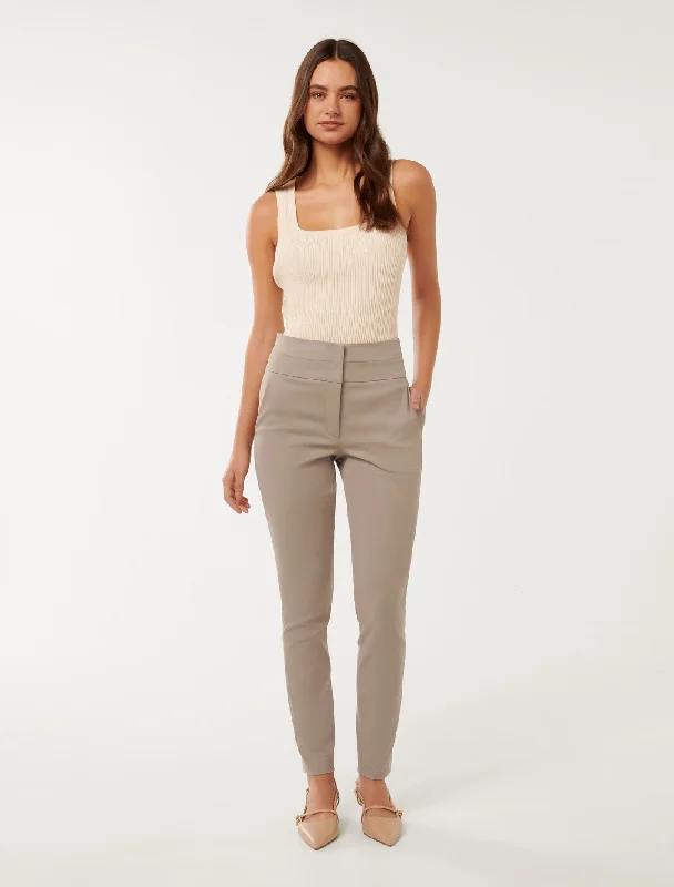 Georgia High Waist Full Length Pants