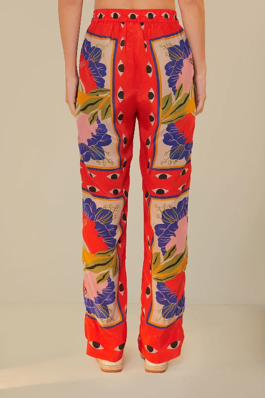 Sand Surreal Scarf Pajama Pants