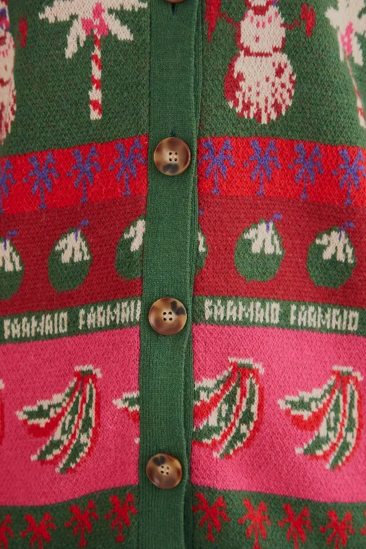 Tropical Christmas Ainika Cardigan